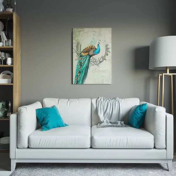 Peacock Poise I - Wall Art, Yosemite Home Decor
