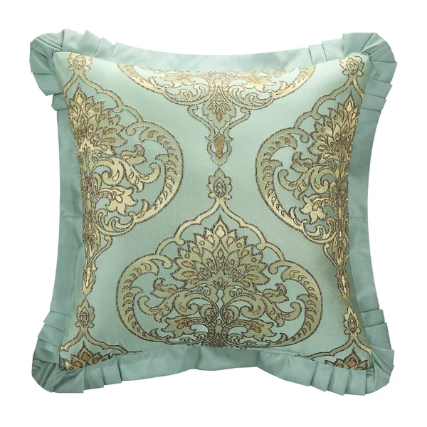 Chic Home Giovani 9-Piece Jacquard Comforter Set - Size: Queen, Gold