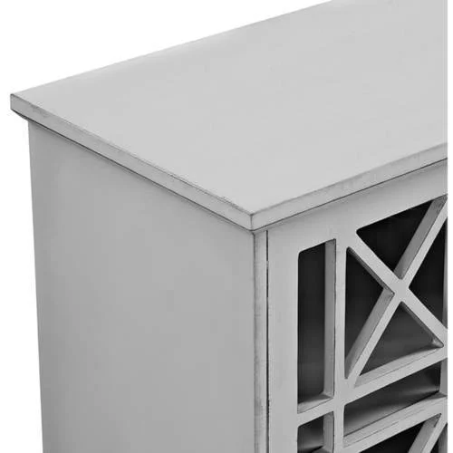 Manor Park Contemporary 2-Door Grey Accent Cabinet
