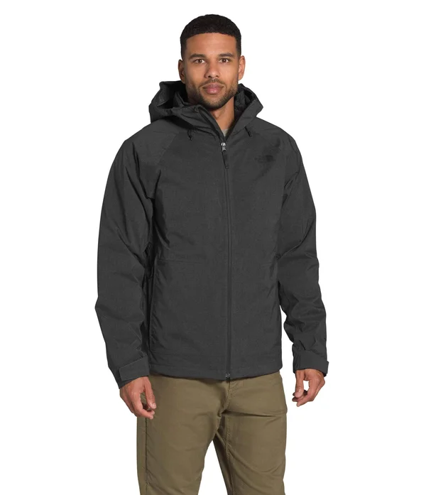 The North Face Men's Thermoball Eco Triclimate Jacket - XL - TNF Dark Grey Heather - TNF Black