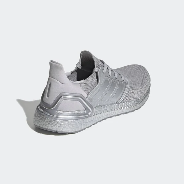 Adidas Ultraboost 20 Shoes Silver Metallic 4 - Mens Running Shoes