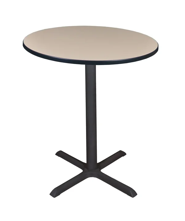 Regency Cain Beige 36 in. Round Cafe Table