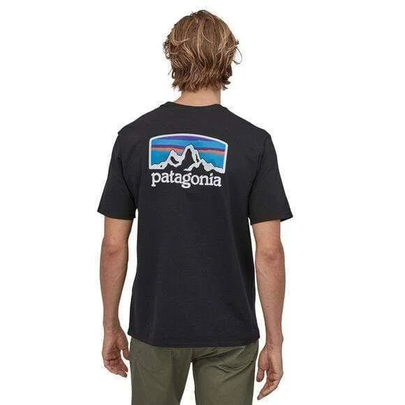 Patagonia Men's Fitz Roy Horizons Responsibili-Tee - Bayou Blue - M