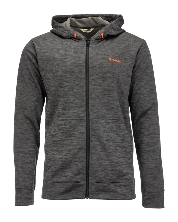 Simms Challenger Full-Zip Hoody - Carbon Heather, L