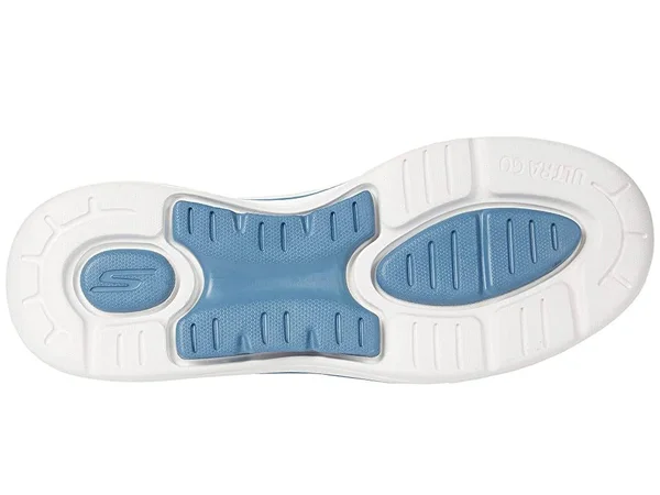 Skechers Women's GOwalk Arch Fit - Grateful Slip-On Walking Shoes - Blue, 5.5