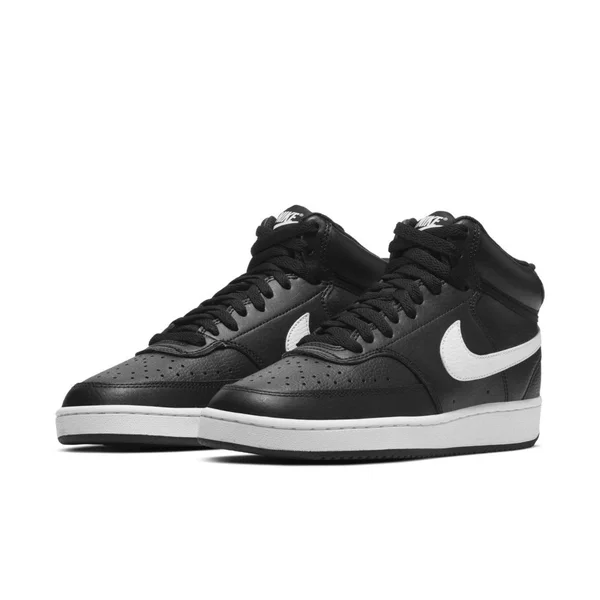 Nike Court Vision Mid (Black/White) Women's Shoes