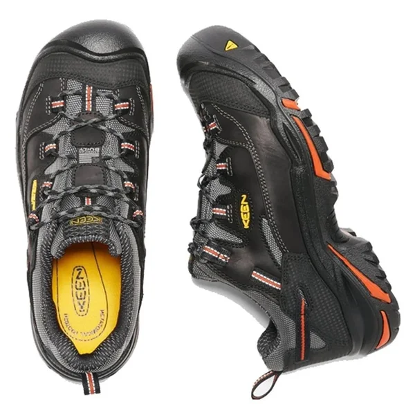 Keen Utility Braddock Low Steel Toe, Men's Black/Bossa Nova
