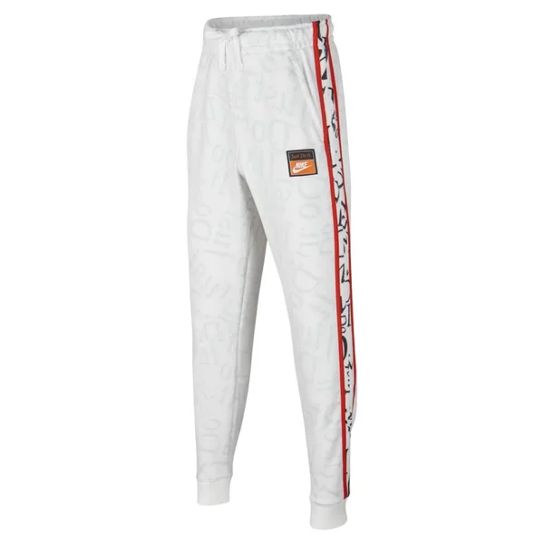 Nike Big Boys Sportswear Jogger Pants - White/Team Orange