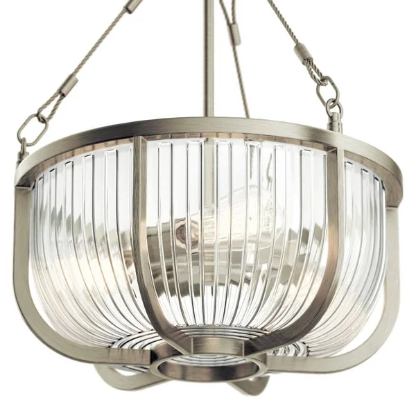 Kichler Roux Pendant Brushed Nickel 3 Light 42389NI