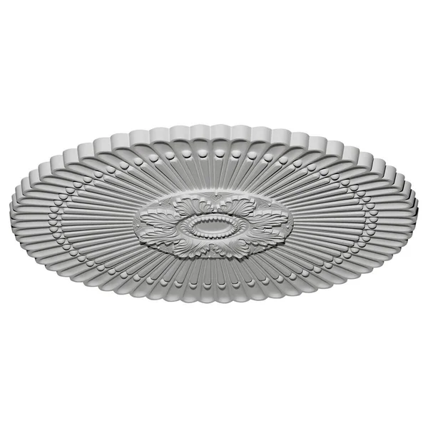 30x22OD x 1 1/4x22P Nexus Ceiling Medallion (Fits Canopies Up to 2 3/4x22) - Hand-Painted Athenian Green Crackle