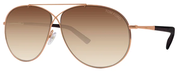 Tom Ford Eva Shiny Gold, Brown Gradient Sunglasses Tf374 28F