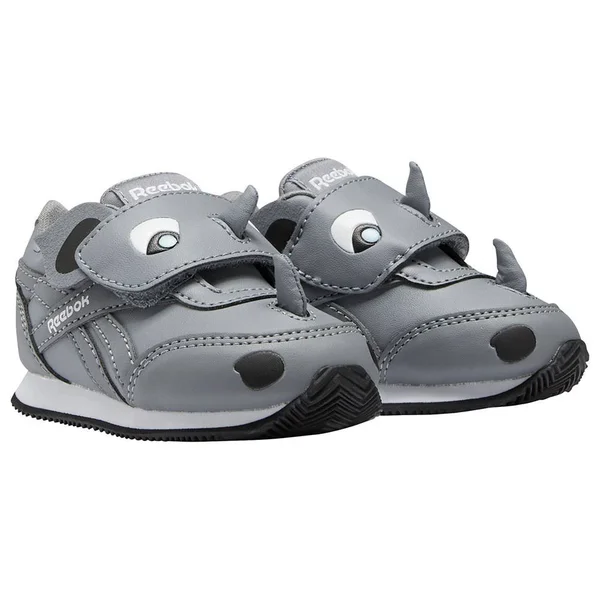 Reebok Royal Classic Jogger 2 Grey Baby Velcro Trainers - 20