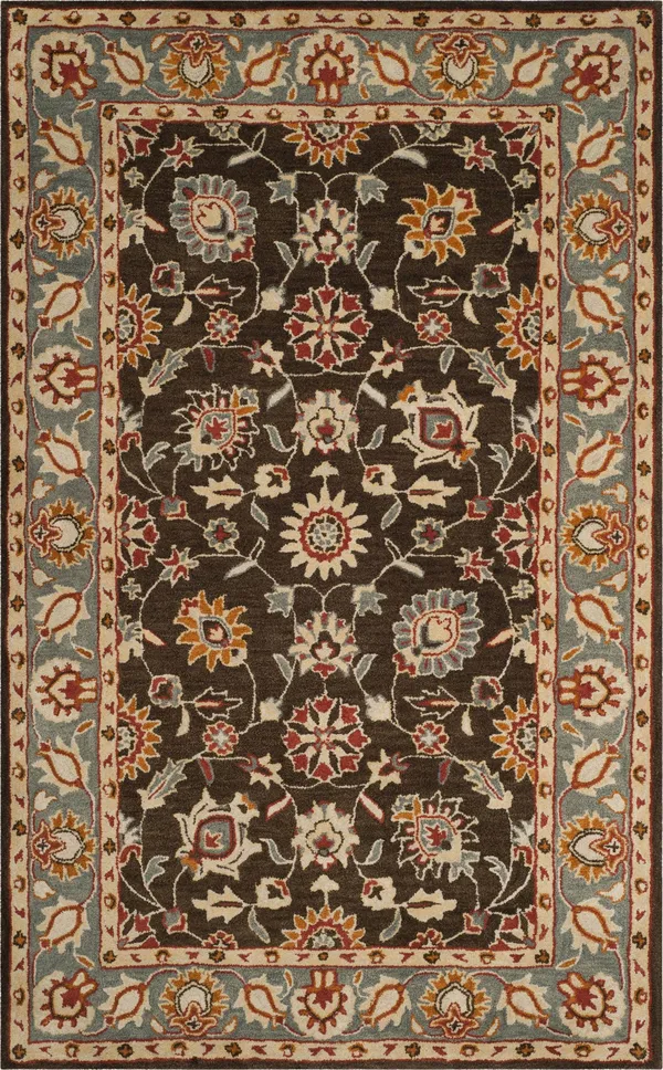 Safavieh Heritage HG412A Area Rug Charcoal/Blue 2&3x22 x 10& Runner