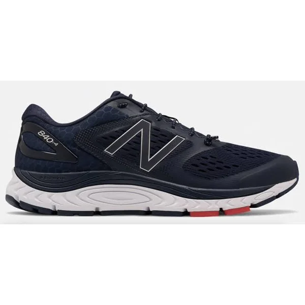 New Balance Men's 840v4 Pigment/White/Red - 11, 4E