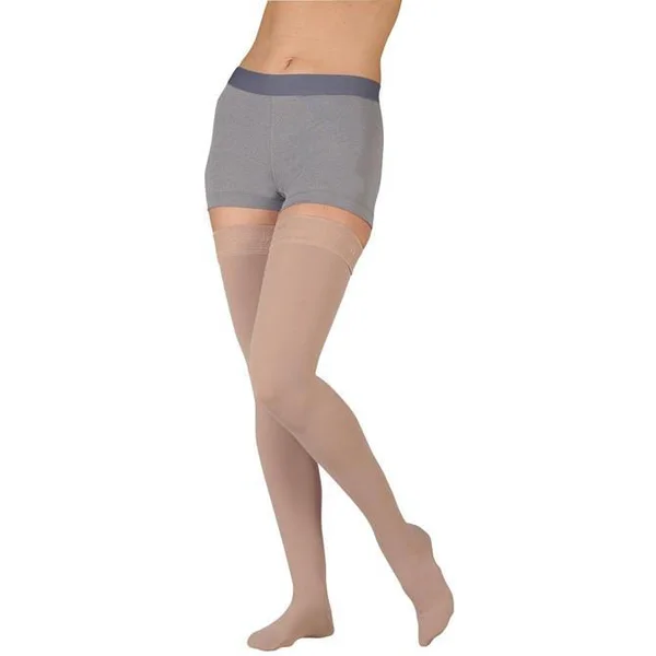 Juzo 3511MXAGSB 20-30 mmHg Dynamic Thigh High Max w/ Silicone-OT-V-BGE