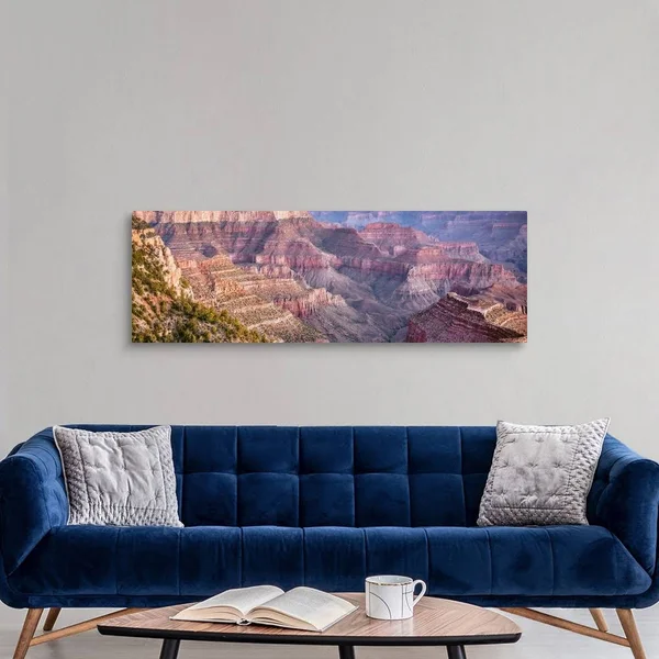 Panoramic View of Canyon from Grandview Point - Grand Canyon National Park, Arizona, Canvas Wall Art, 60x20, Great Big Canvas