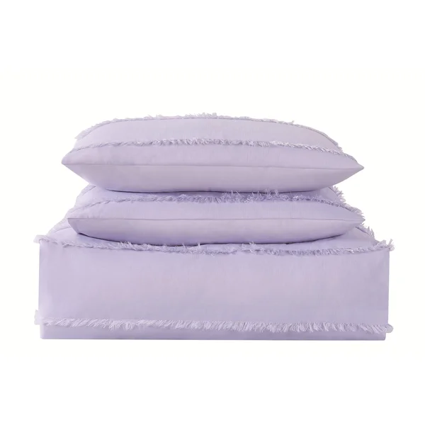Christian Siriano Kristen Full/Queen Comforter Set - Lavender