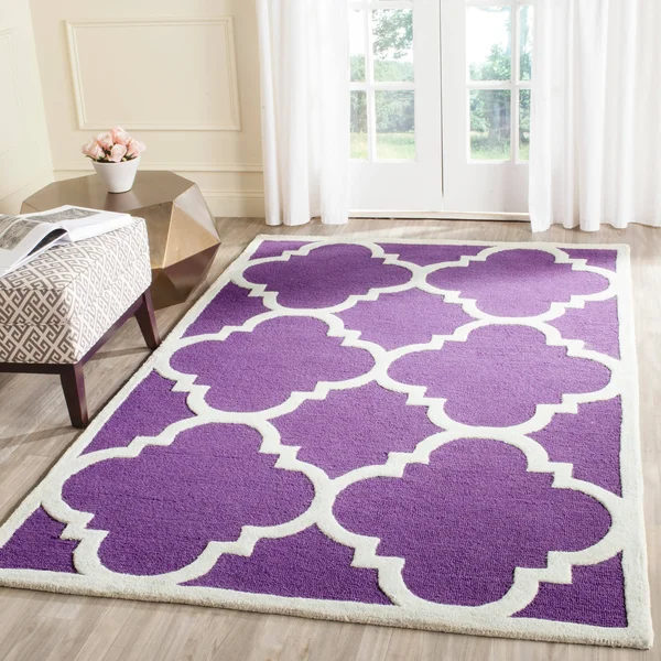 Safavieh Cambridge Silver & Ivory 6& x 6& Square Rug