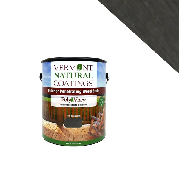 Vermont Natural Coatings, PolyWhey, Exterior, Penetrating Stain : Coastal Gray, 5-Gallon