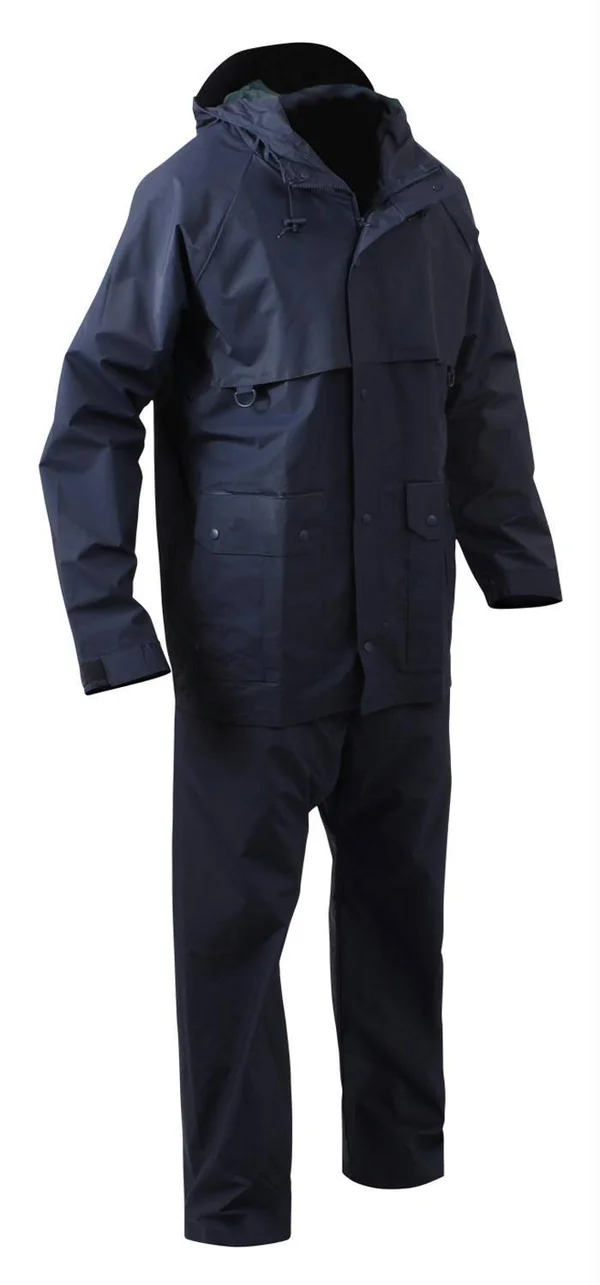 Rothco - 2 Piece Microlite PVC Olive Drab Rainsuit