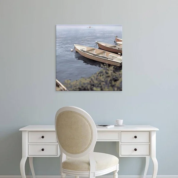 Easy Art Prints Alan Blaustein's 'Mediterranean #3' Premium Canvas Art - 30 x 30 - Classic Black Frame