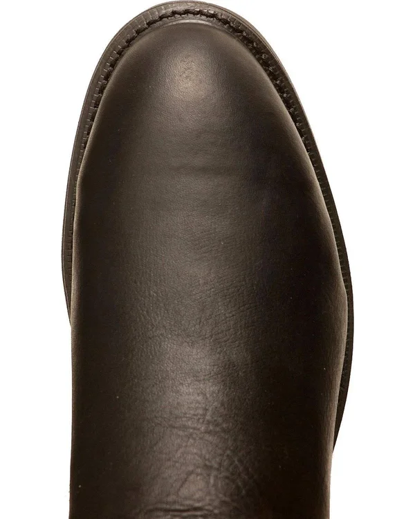 Justin Men's Conductor Black Pull on Work Boots - 4763 - Size 10.0