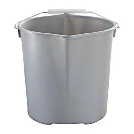 Rubbermaid Home 2077957 Neat N Tidy Bucket Plastic 11 qt Gry/Rd (Case of 6)