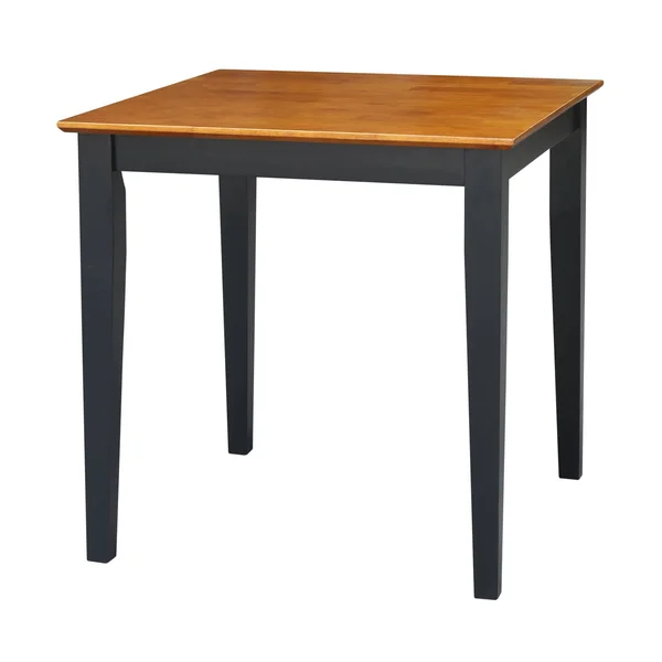 International Concepts 30x30 Dining Table with Two Chairs Black Cherry