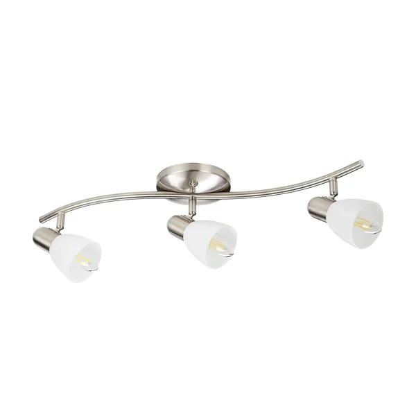 Noma LED Track Lighting, Adjustable Ceiling Light Fixture, Perfect for Kitchen, Hallway, Living Room & Bedroom, White Wip