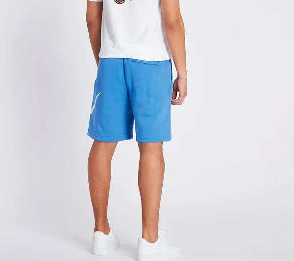 Nike Men's Club Fleece Shorts Blue Medium