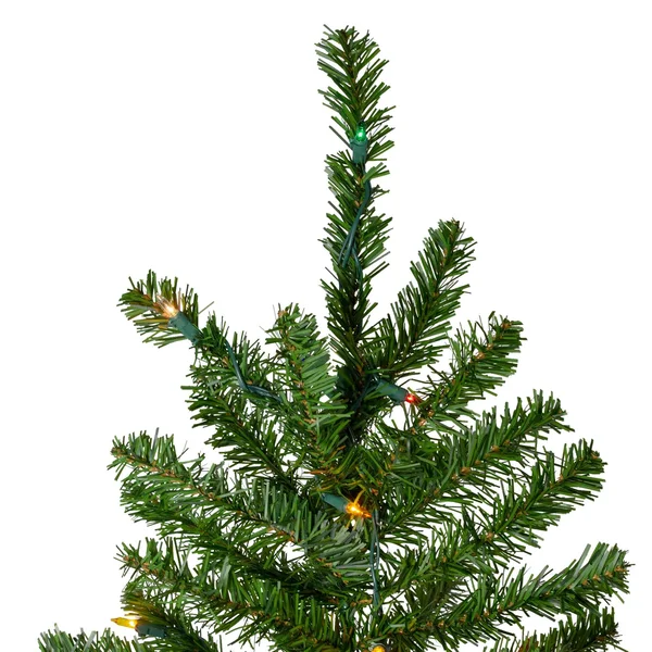 Northlight 7.5& Pre-Lit Canadian Pine Artificial Pencil Christmas Tree - Multi Lights