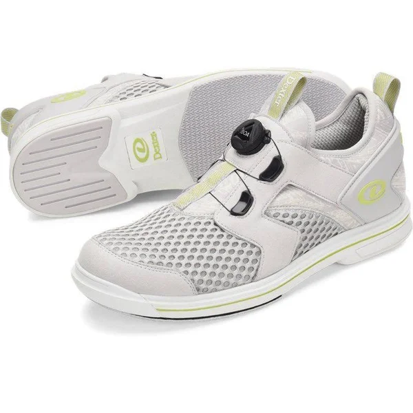 Dexter Men's DexLite Pro Boa Right Hand Bowling Shoes, Grey/Lime