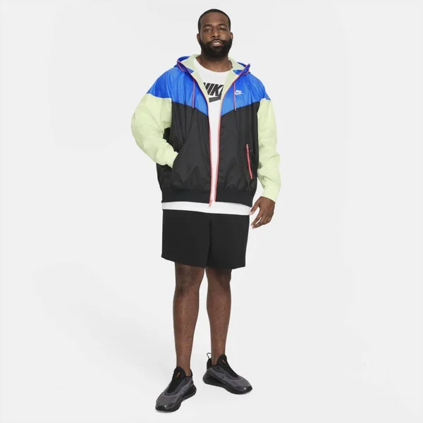 Nike Sportswear Windrunner Men's Hooded Jacket in Black - Size: Large, DA0001-013