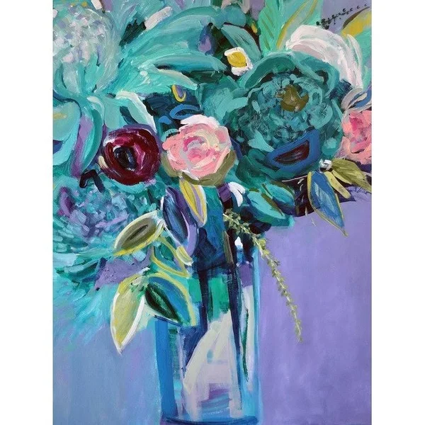 Easy Art Prints Jacqueline Brewer's 'Rejuvenation' Premium Canvas Art (40 x 30)