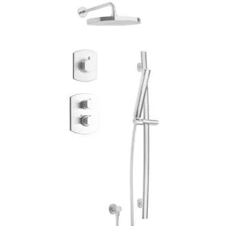 LaToscana SHOWER3NOCP Novello Chrome Shower Combination 3