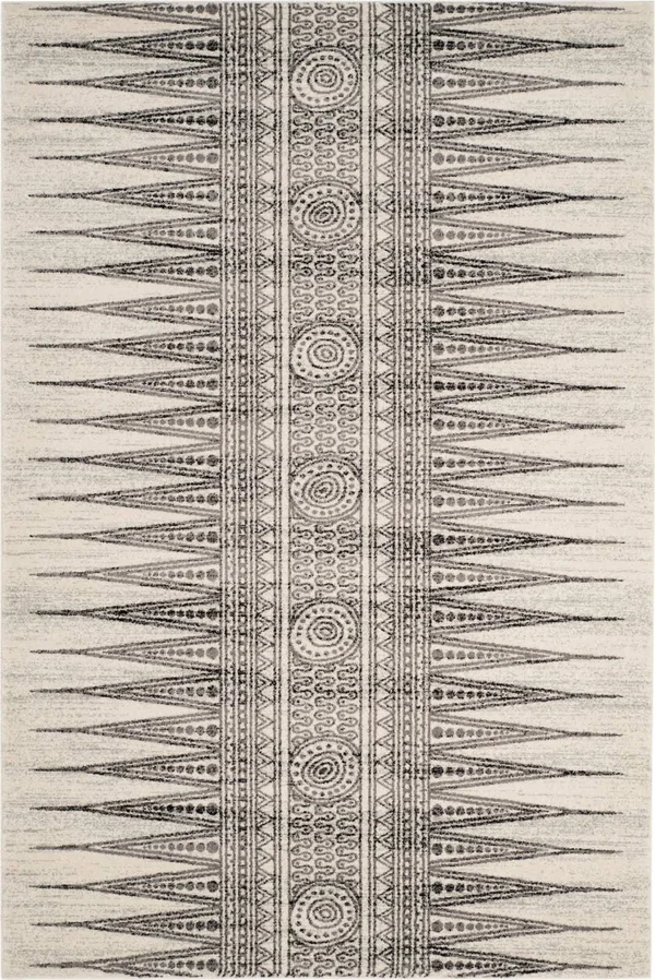 Safavieh Evoke EVK226D 6&7x22 x 6&7x22 Square Ivory - Grey Area Rug