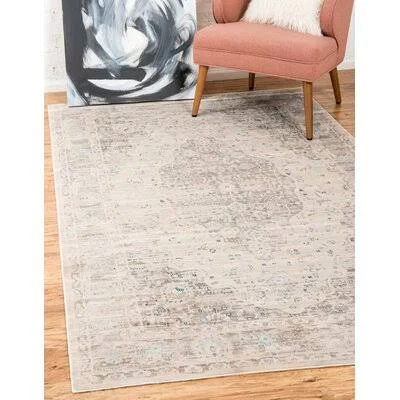 Pellham Geometric Beige/Brown Area Rug Mistana Baby & Kids Rug Size: Rectangle 7& x 10&