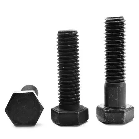 1 1/8 inch-7 x 10 inch (PT) Coarse Thread Grade 8 Hex Cap Screw (Bolt) Alloy Steel Black Oxide Pk 12