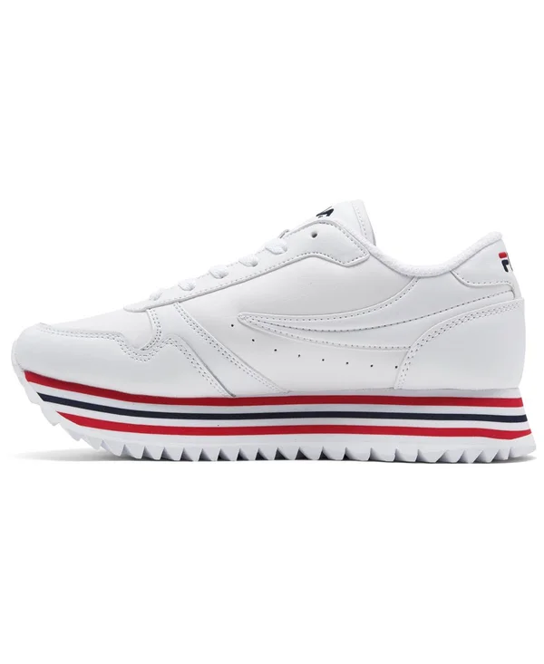 Fila Women's Orbit Zeppa Low Platform Casual Sneakers - 5.5 - White