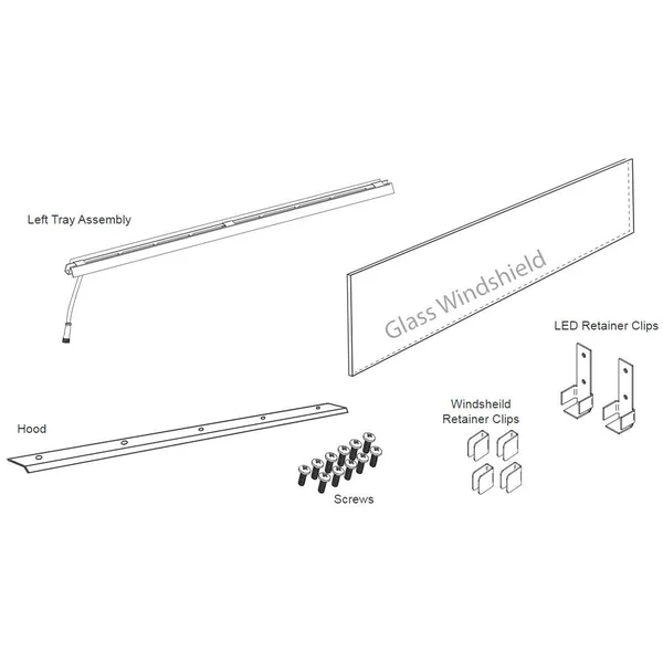 Firegear 78002 Kalea Bay LED See-Through Conversion KIT-36x22
