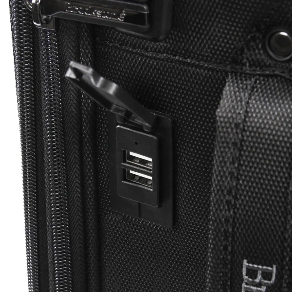 Brookstone Luggage Elswood Spinner Suitcase, Dark Charcoal, Carry-On (21-inch)