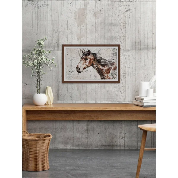 Marmont Hill Prize Horse Framed Print Wall Art