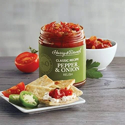 Harry & David Classic Recipe Pepper & Onion Relish - 10 Ounces (12-Pack)