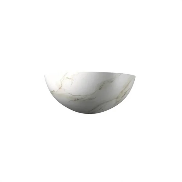 Justice Design CER-1300-PATR Ambiance - Small Quarter Sphere Wall