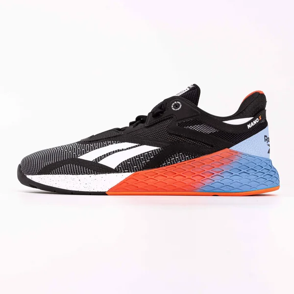 Reebok Nano x - Men's - Black, White, Vivid Orange - 7.5