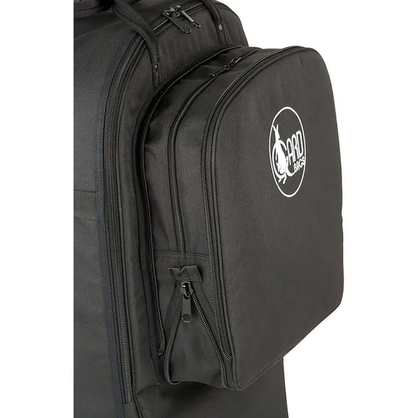 Gard Fixed Bell French Horn Wheelie Bag 41-WBFLK Black Ultra Leather