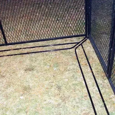 Single Yard Kennel Digging Prevention Bar K9 Kennel Size: 0.5x22 H x 12x22 W x 48x22 L