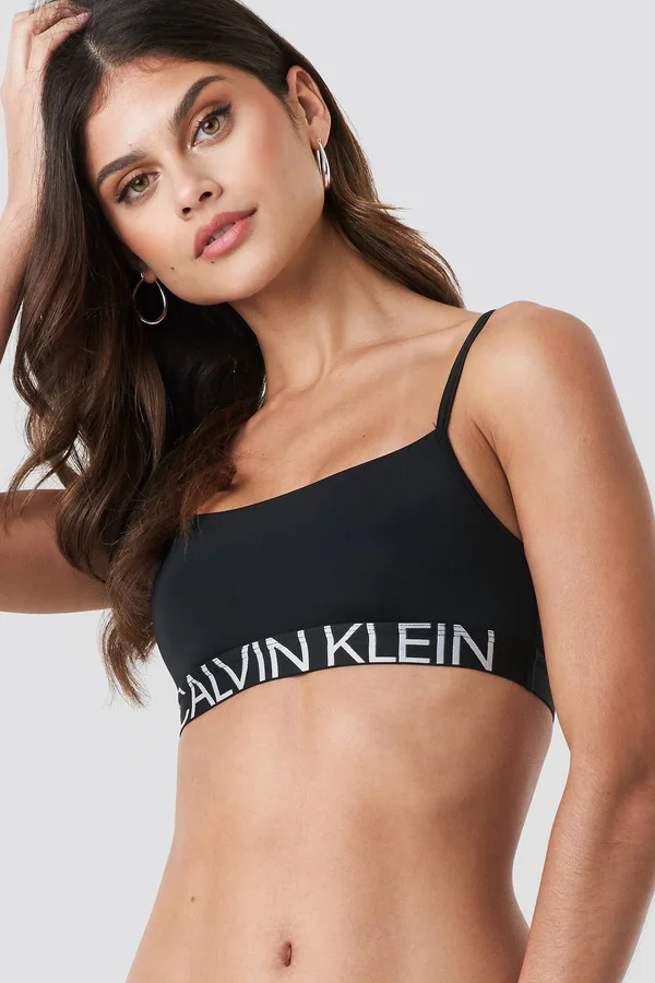 Calvin Klein Customized Stretch Bralette - Black - Bras
