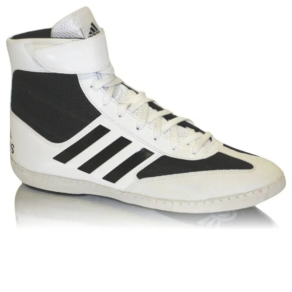 Adidas Combat Speed 5 Wrestling Shoes (White - Black)
