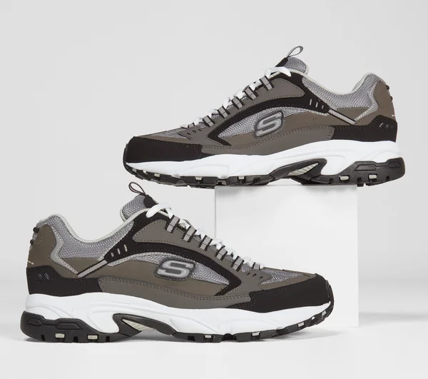 Skechers Stamina Cutback Men's Shoes - 9.5, Charcoal Black